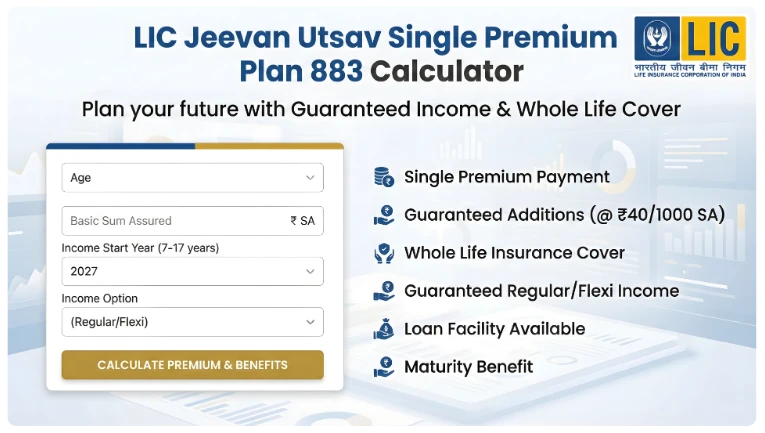 LIC Jeevan Utsav Single Premium Plan 883