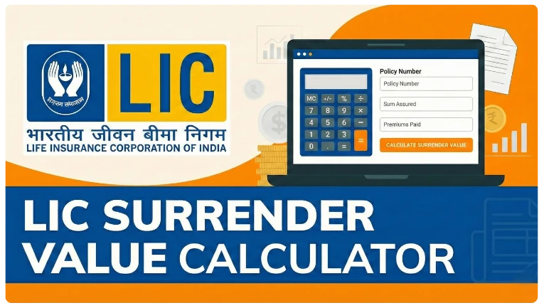 LIC Surrender Value Calculator